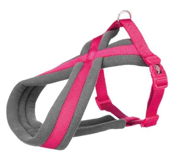 Arnés Premium acolchado, S-M: 40-70 cm,20 mm, fucs